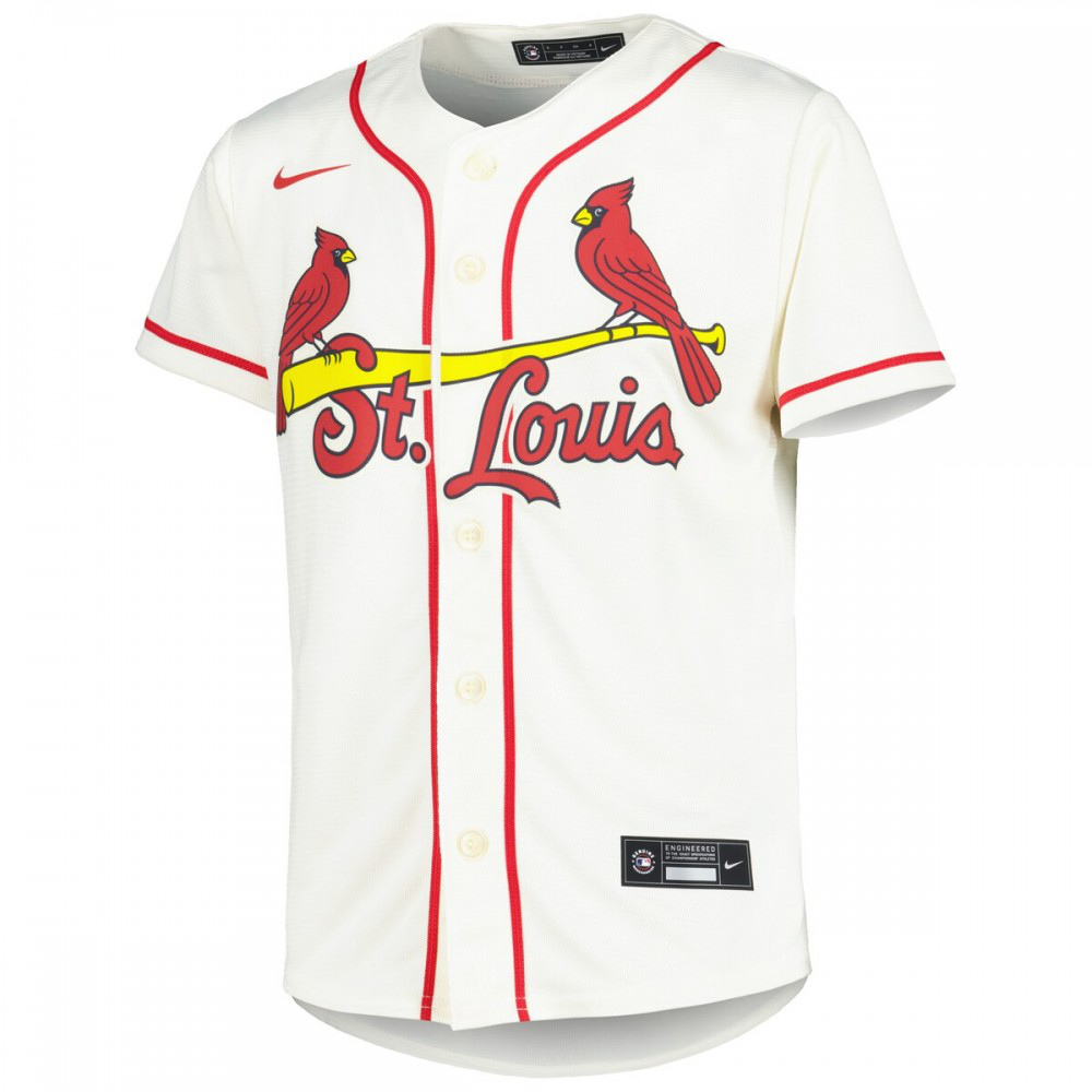 Nolan Arenado St. Louis Cardinals Youth Alternate Replica Player Jersey - Cream-Pro Kit Vault | Brand New 26/27 Sports Jerseys